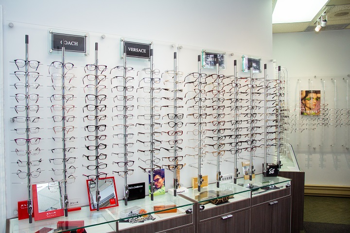 Scarborough Optometry Eyeglasses Display