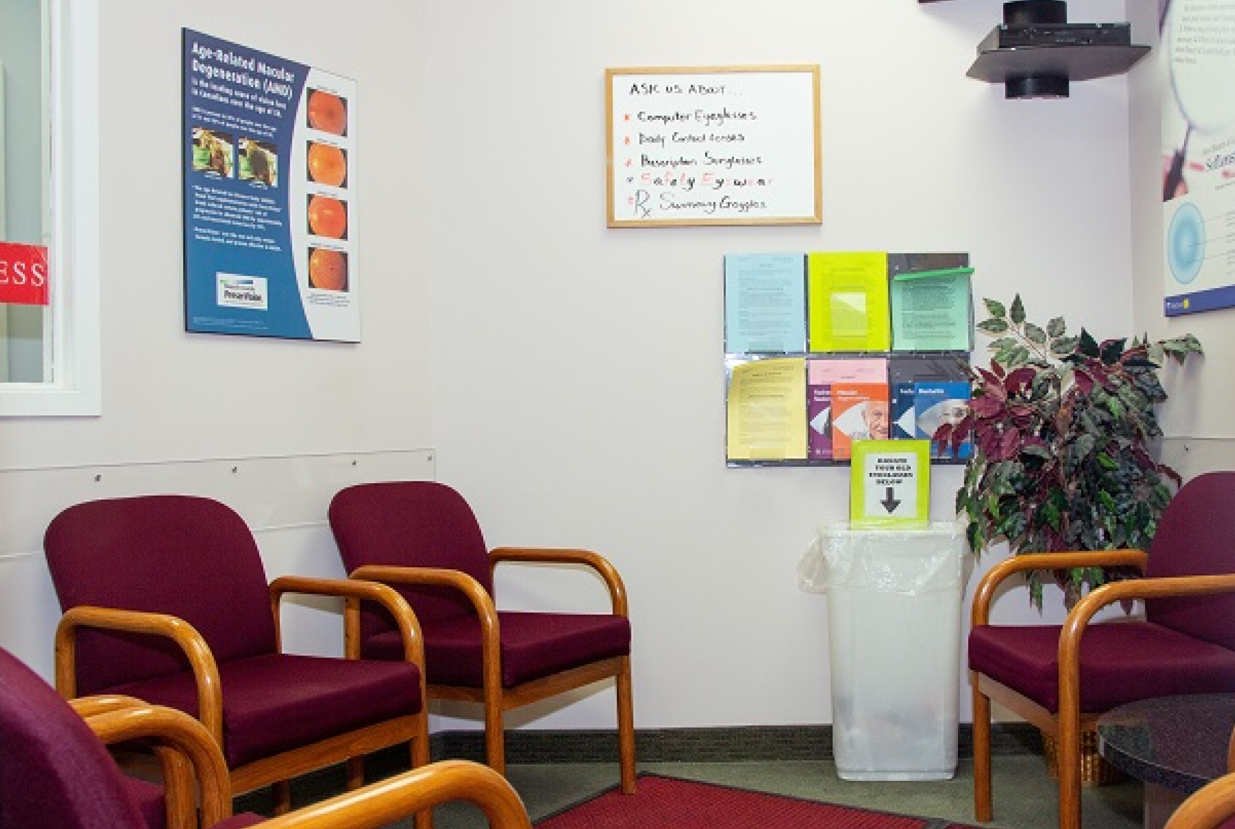 Scarborough Optometry Waiting Area